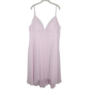 Dear Cleo Bridesmaid Light Pink Sweetheart Knee Length Dress Plus Size 24 New